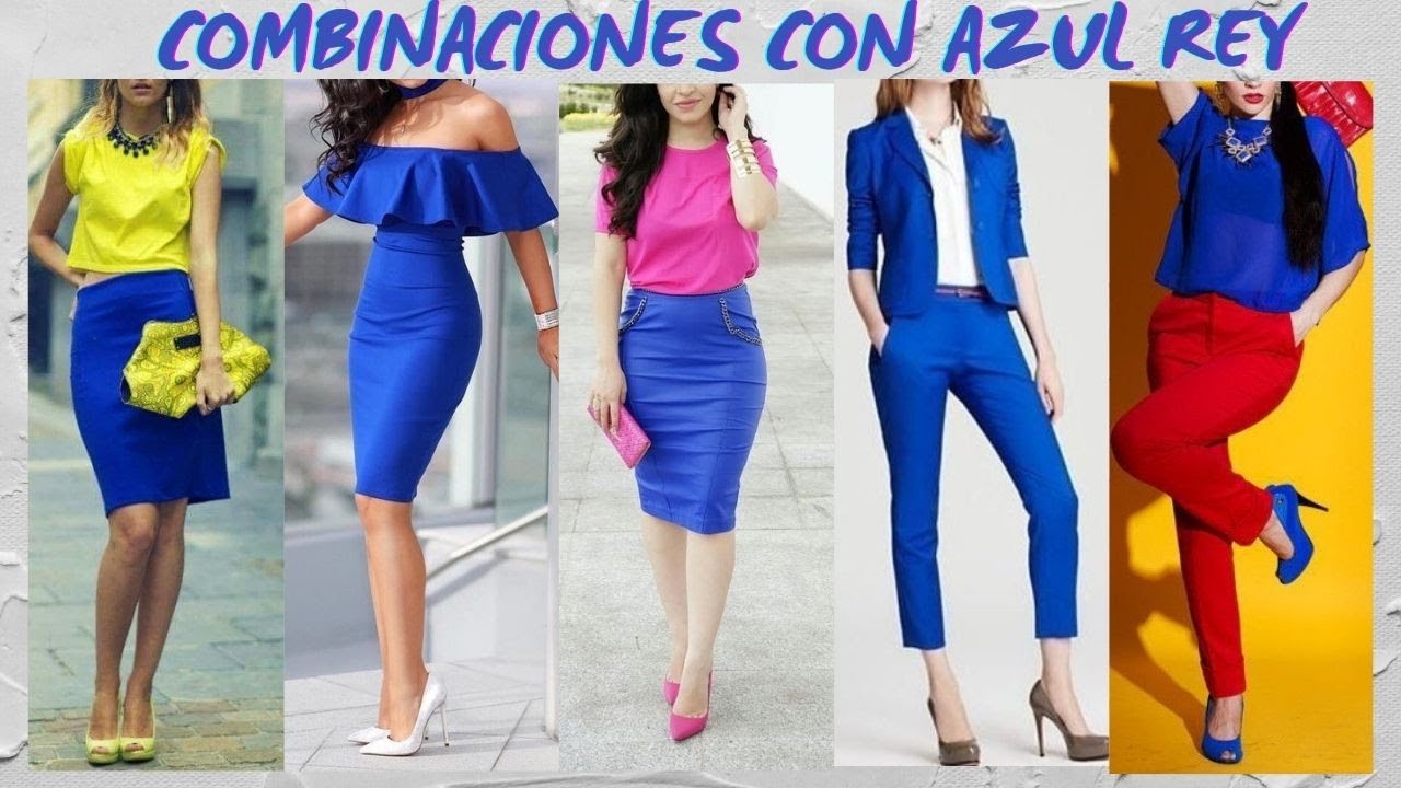colores que combinan con el azul electrico