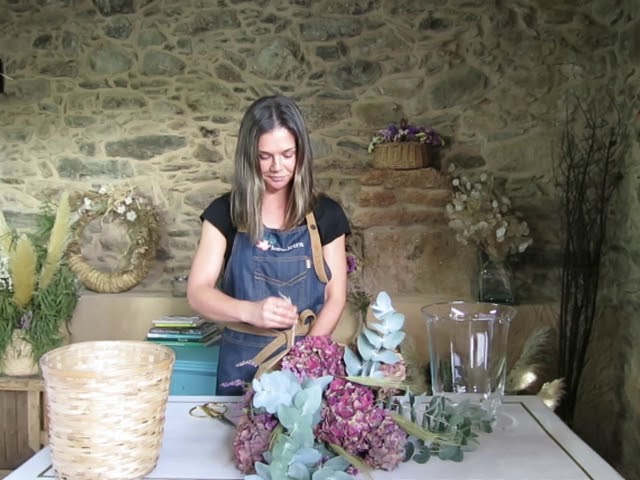 como secar un ramo de flores