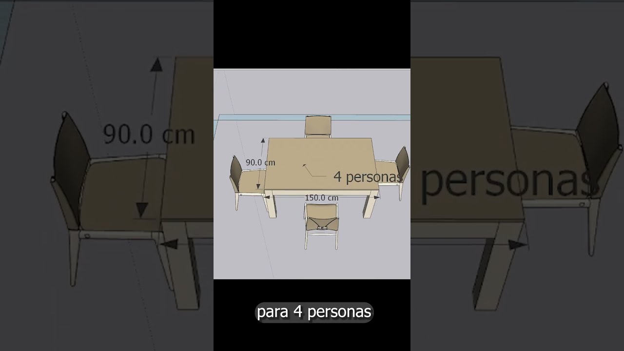 cuanto mide una mesa rectangular para 10 personas