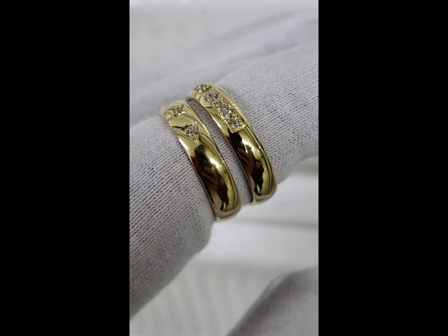 diseños de argollas de matrimonio en oro