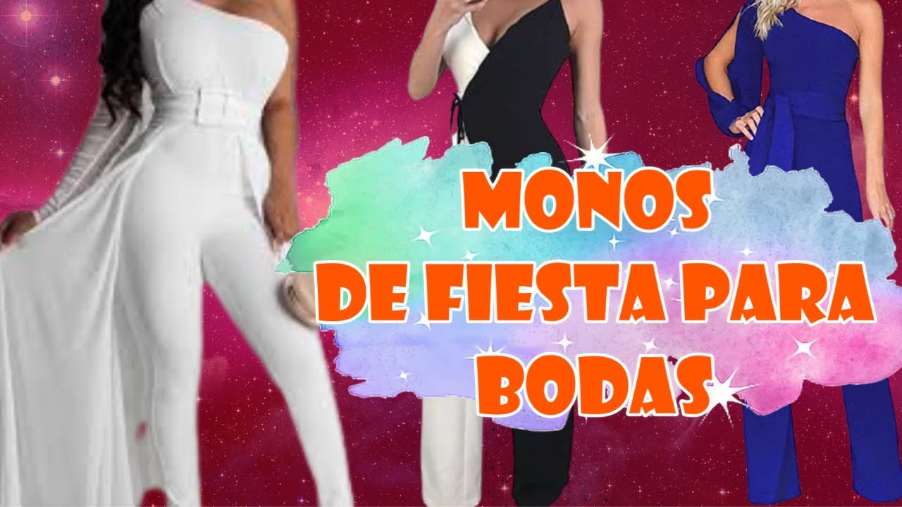 elegante monos para fiestas y bodas