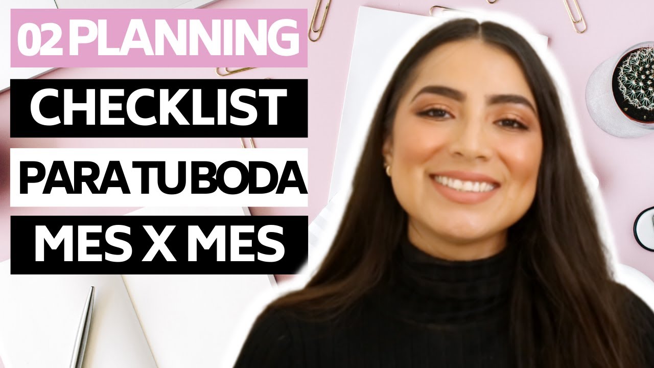 lista de preparativos para una boda