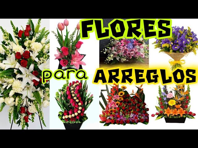 nombre de flores para arreglos florales