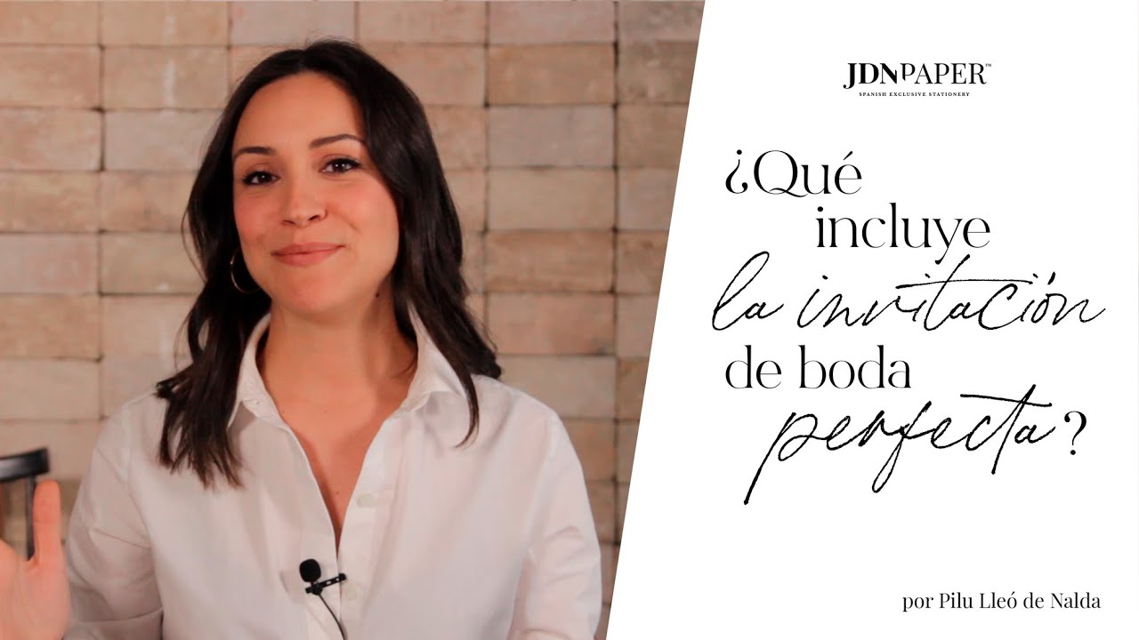que lleva una invitacion de boda