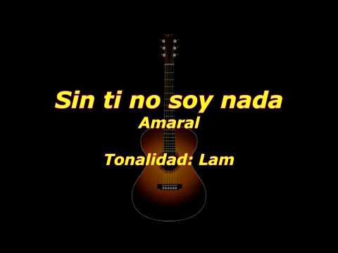sin ti no soy nada acordes