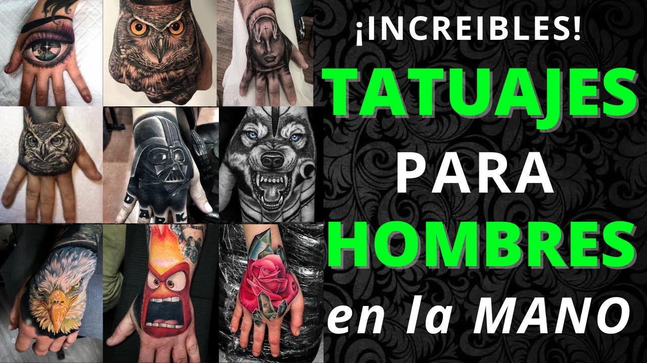 tatuajes en la mano para hombre y su significado