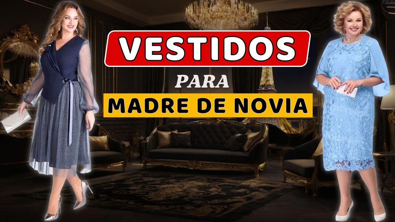 vestidos para madre de novia de 60 años