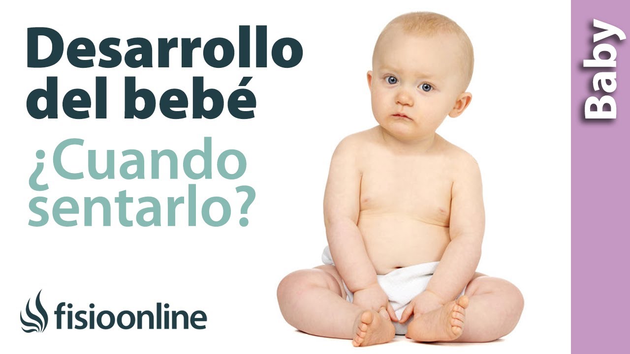 a los cuantos meses se sienta un bebe con apoyo