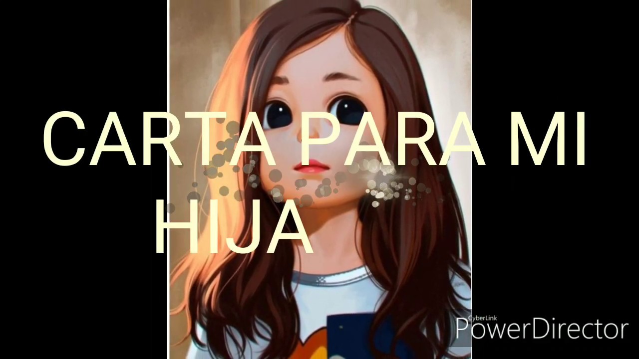 carta de amor a mi hija