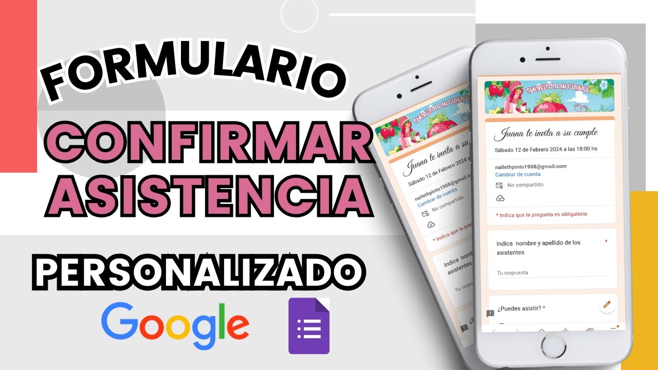 confirmacion de asistencia a un evento