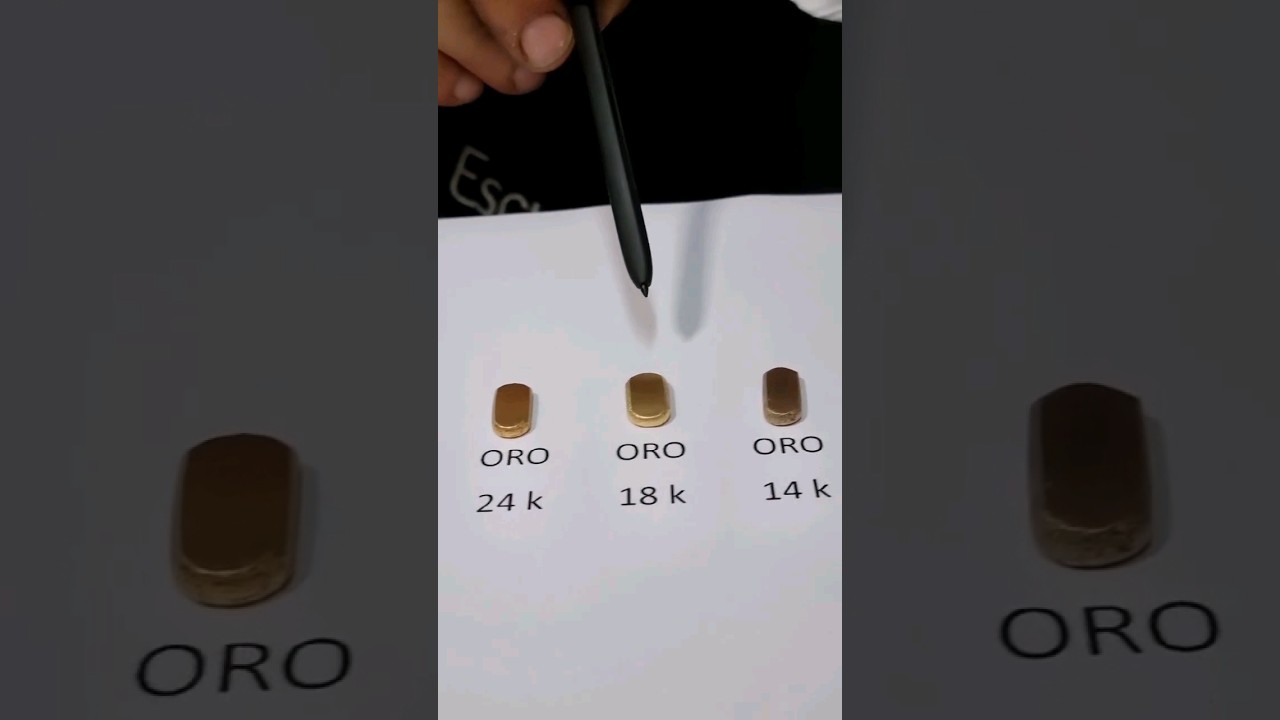 el oro de 9 kilates se estropea