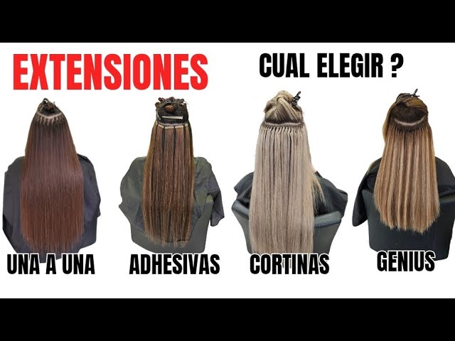 extensiones para poco pelo y fino