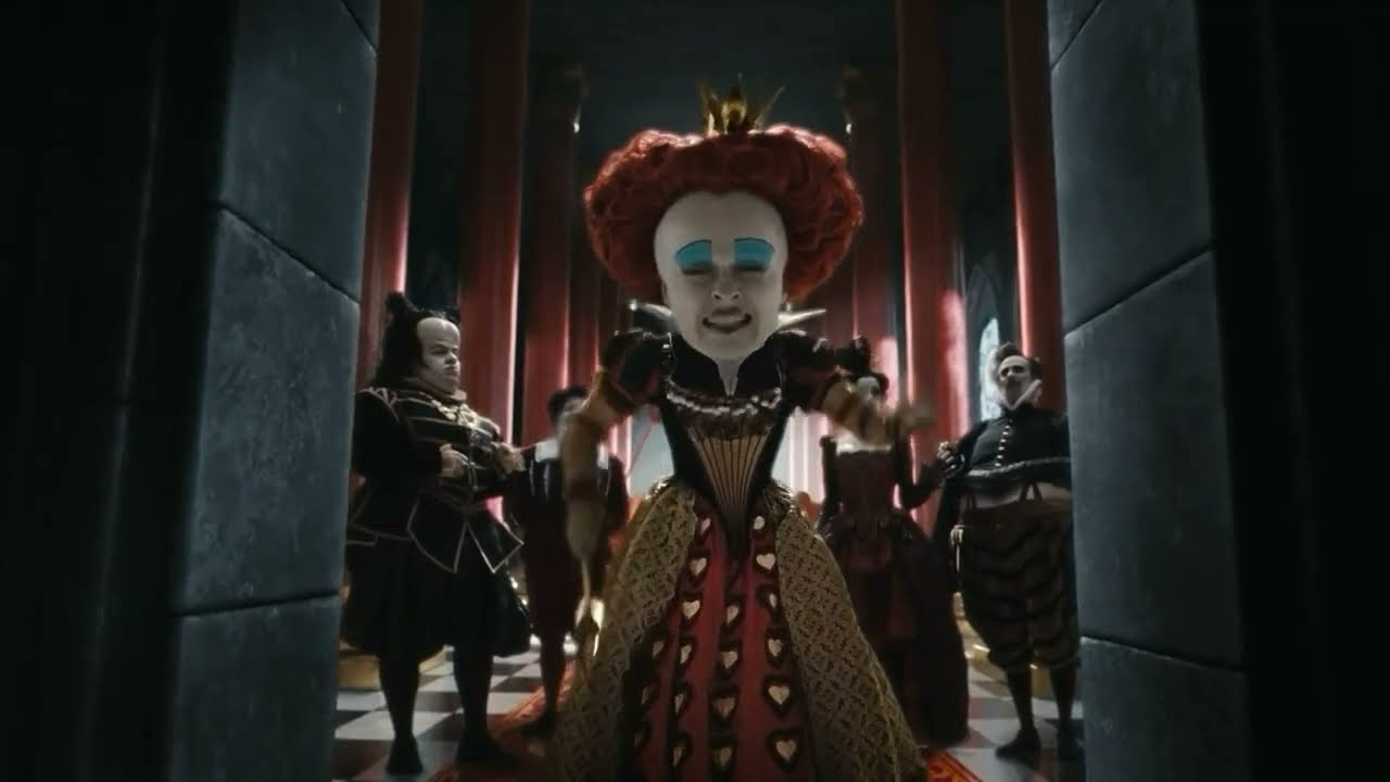 frase de la reina de corazones