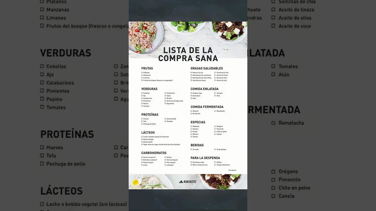 lista de despensa basica para el hogar