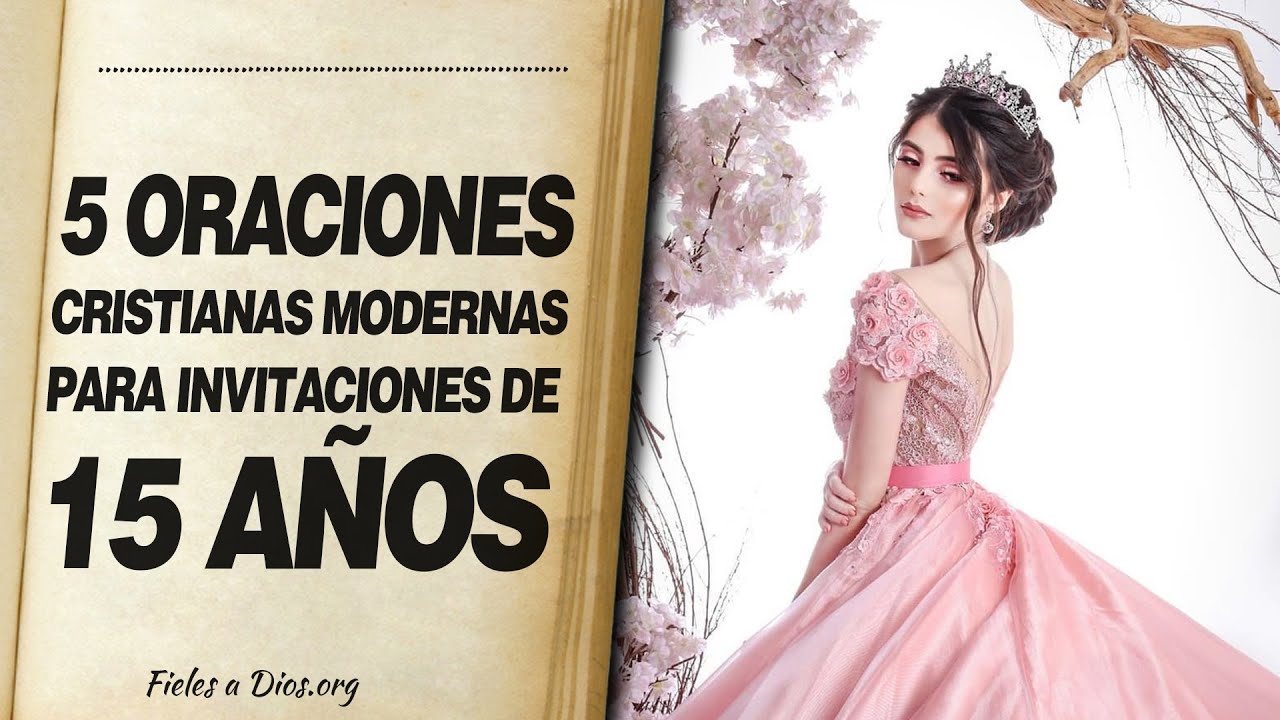 oraciones para invitaciones de 15 años
