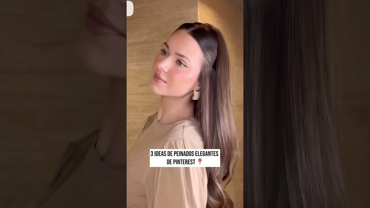 peinados para bodas pelo suelto liso