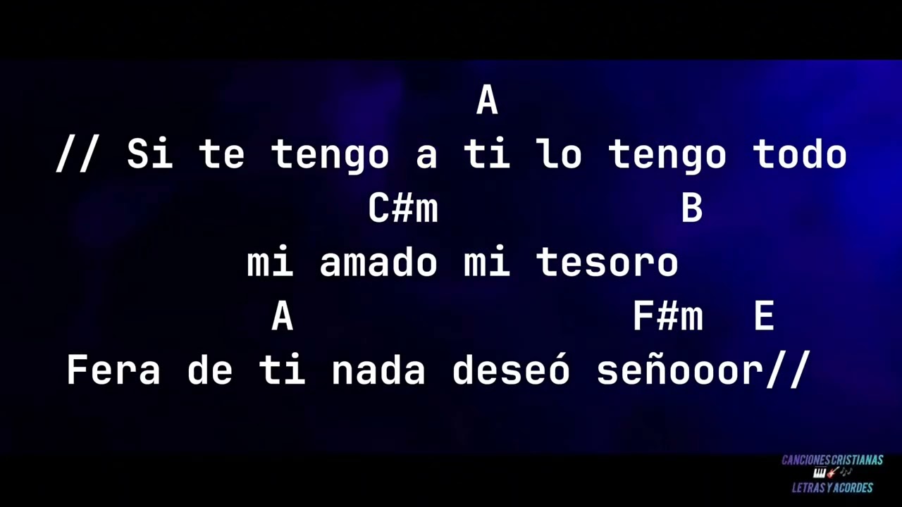 si te tengo a ti acordes