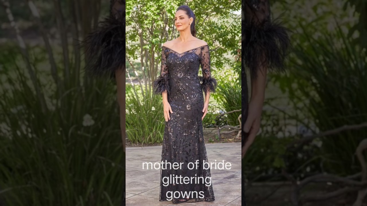 vestidos para la mama de la novia de noche