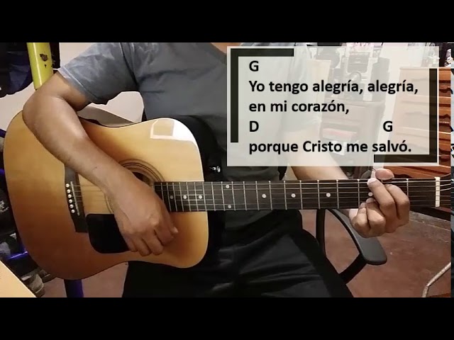 yo tengo gozo tengo alegria acordes