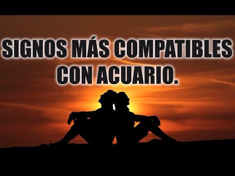 acuario con q signo es compatible
