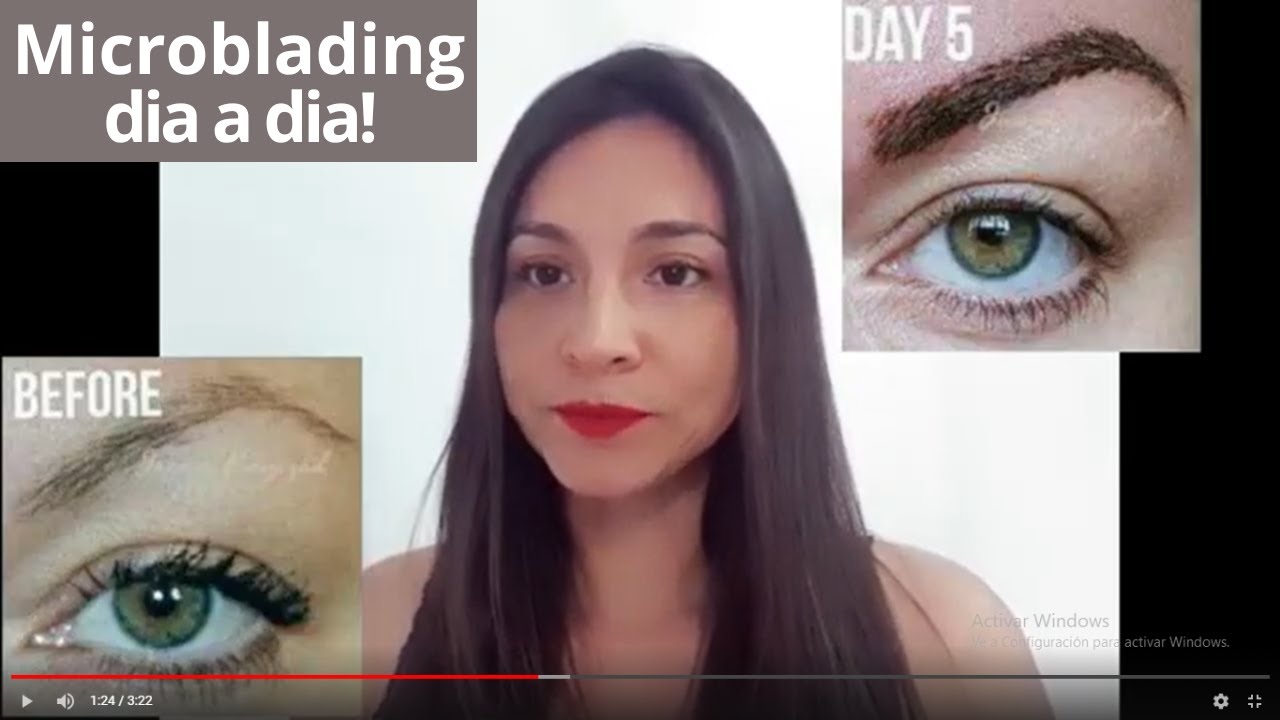 cicatrización evolucion microblading dia a dia