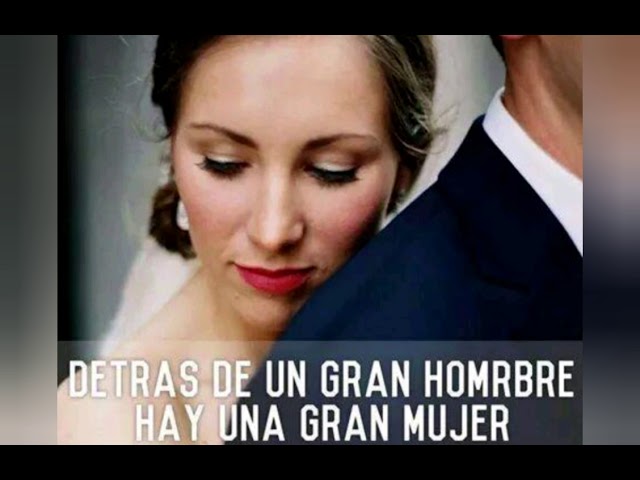 detras de un gran hombre hay una gran mujer