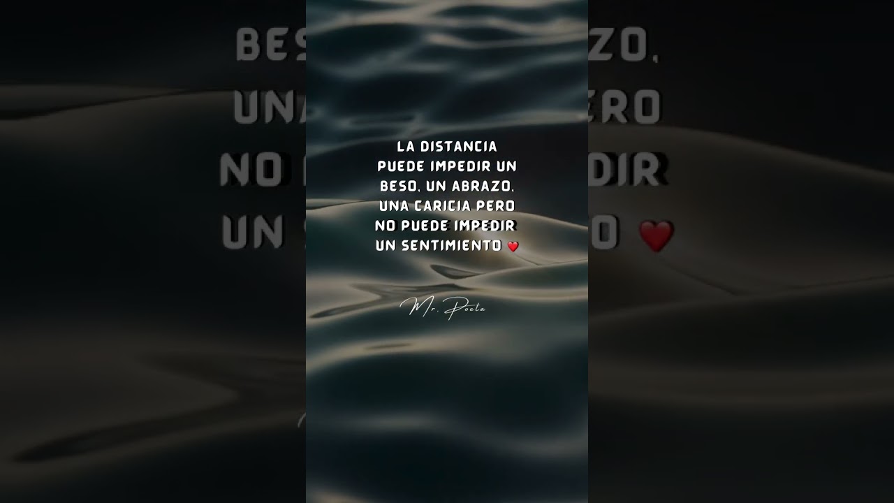 frase de amor a distancia cortas