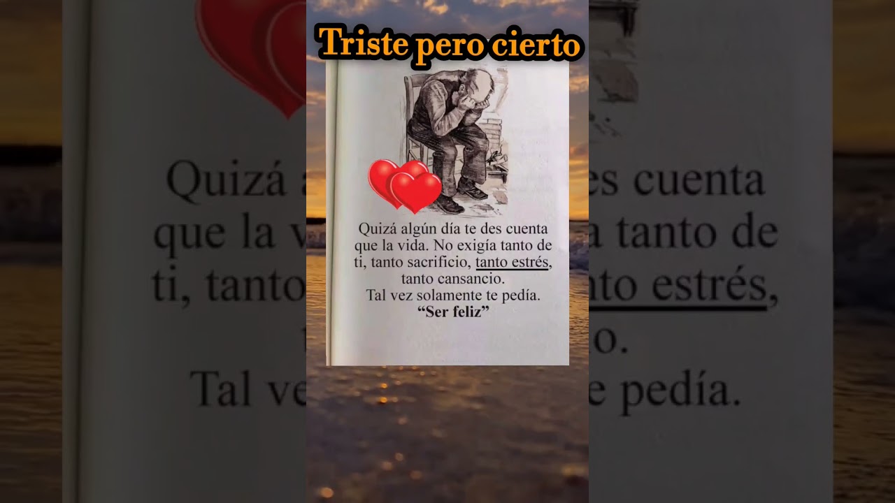frases de la vida triste de amor