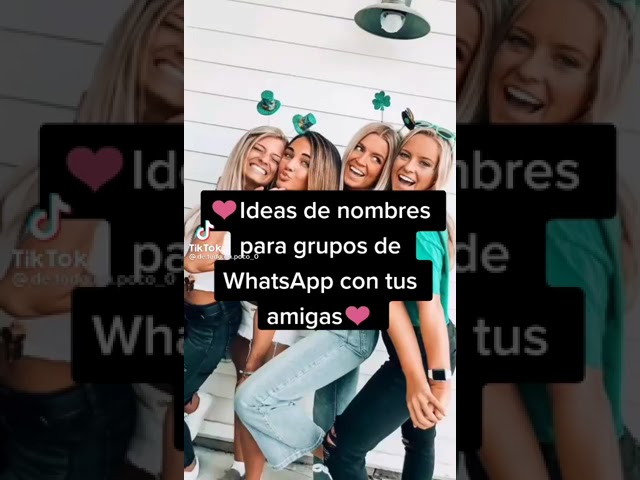 graciosos nombres para grupos de amigas