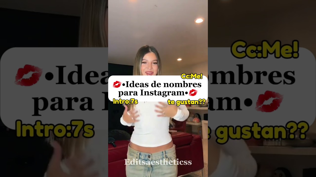 nombres para ig con tu nombre