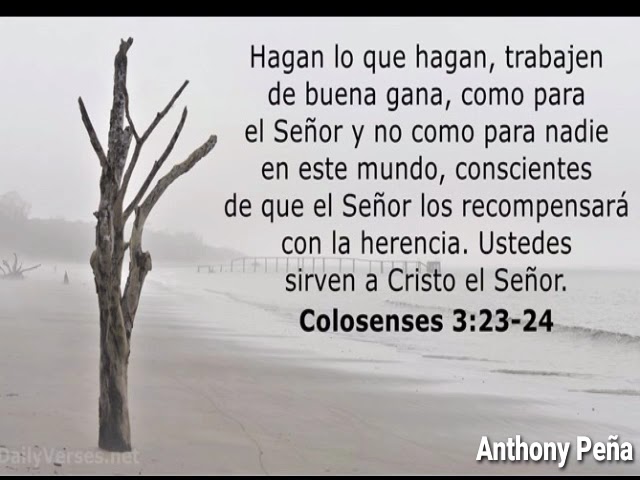 trabaja como si fuera para dios