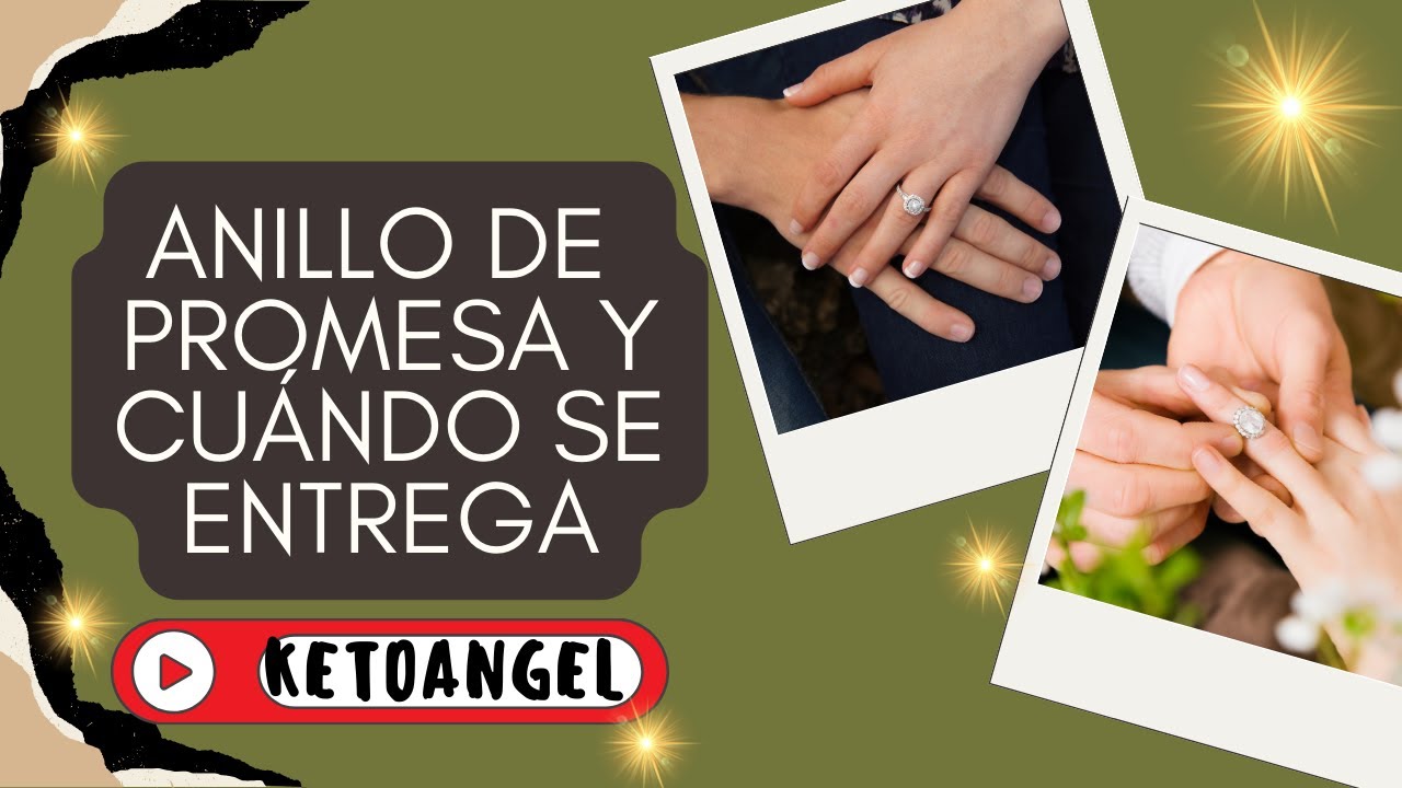 como se da un anillo de promesa
