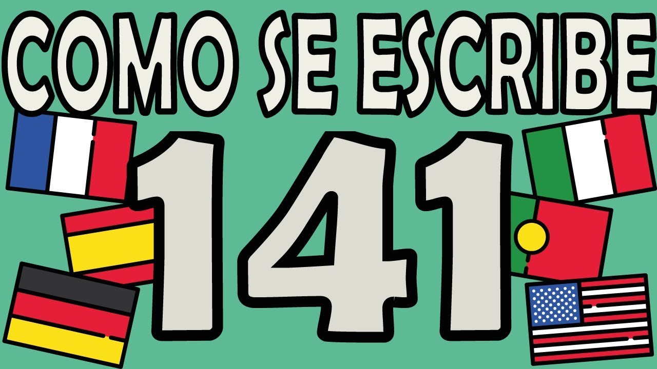 como se escribe 141 en letras