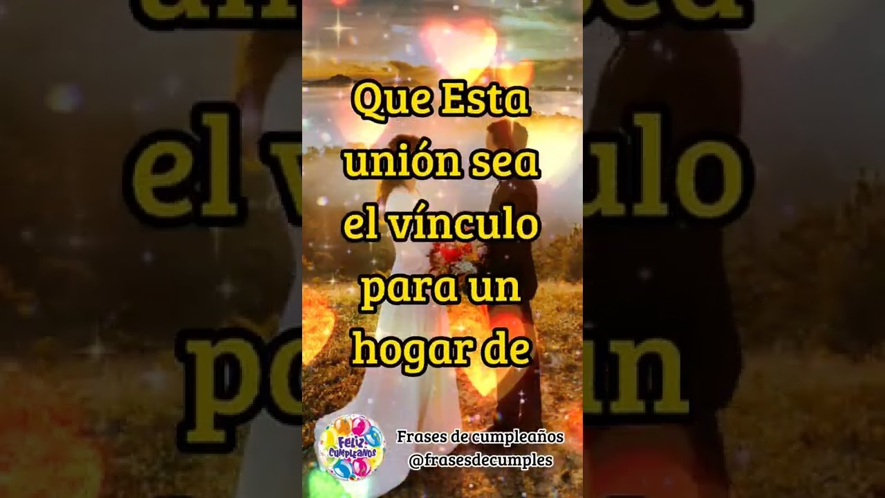 graciosas frases cortas para felicitar bodas