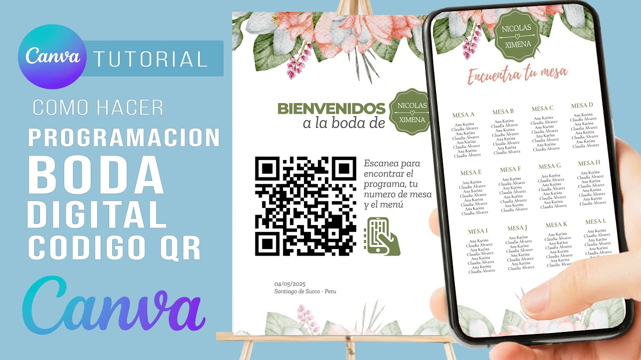 invitaciones de boda con codigo qr