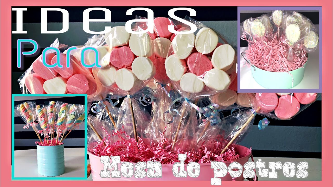 mesa de dulces para fiesta de niña