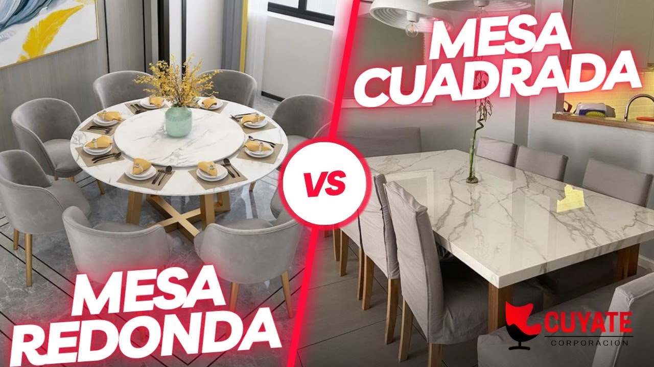 mesas redondas o rectangulares para fiestas