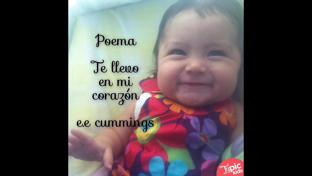 poema te llevo en mi corazon