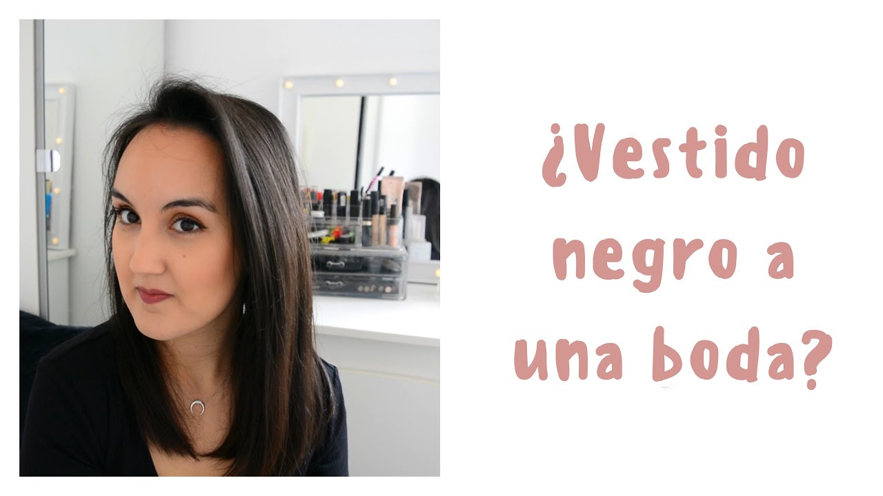 puedo llevar vestido negro a una boda de dia