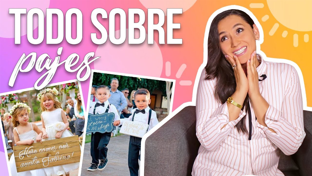 que hacen los pajes en una boda