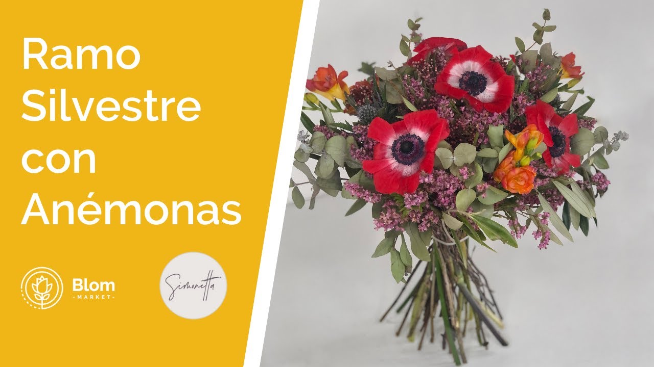 ramo de novia con flores silvestres