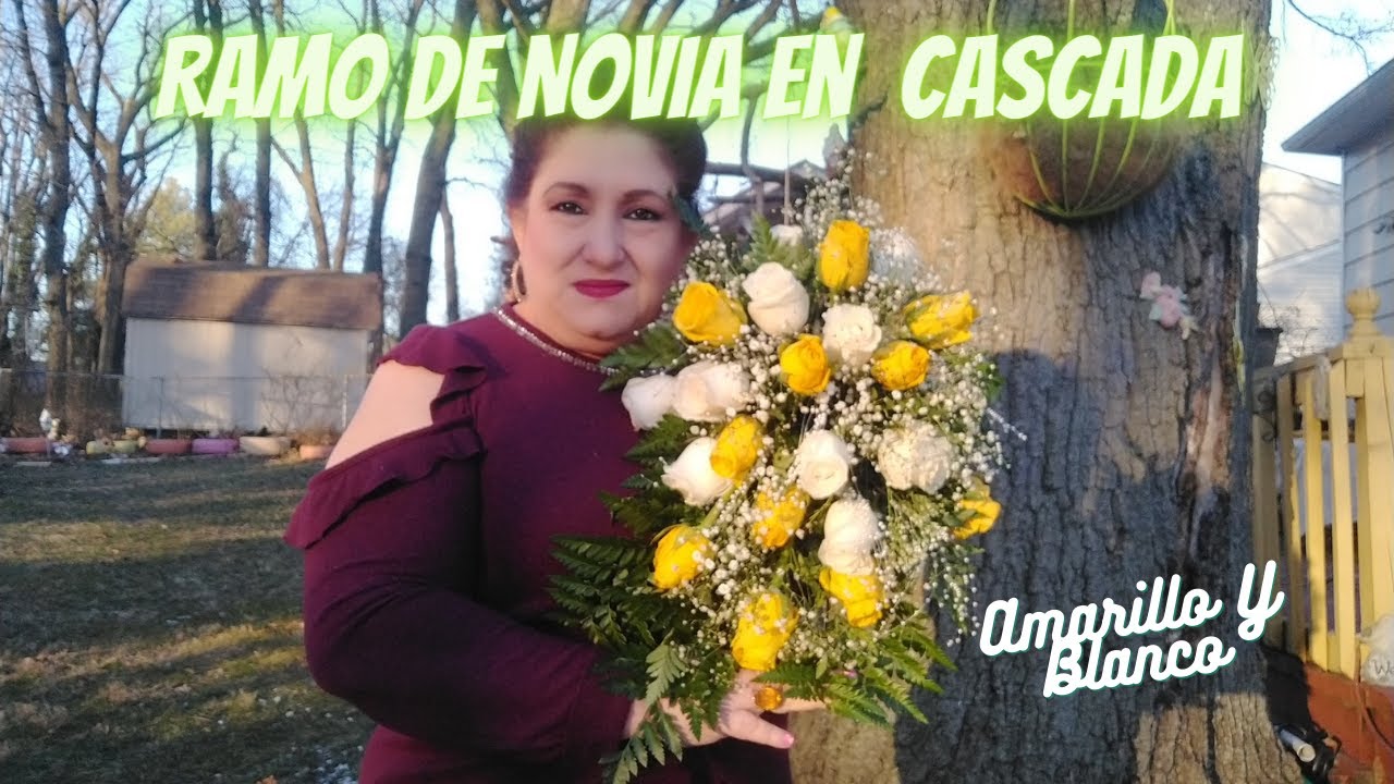 ramos de novia azul y blanco