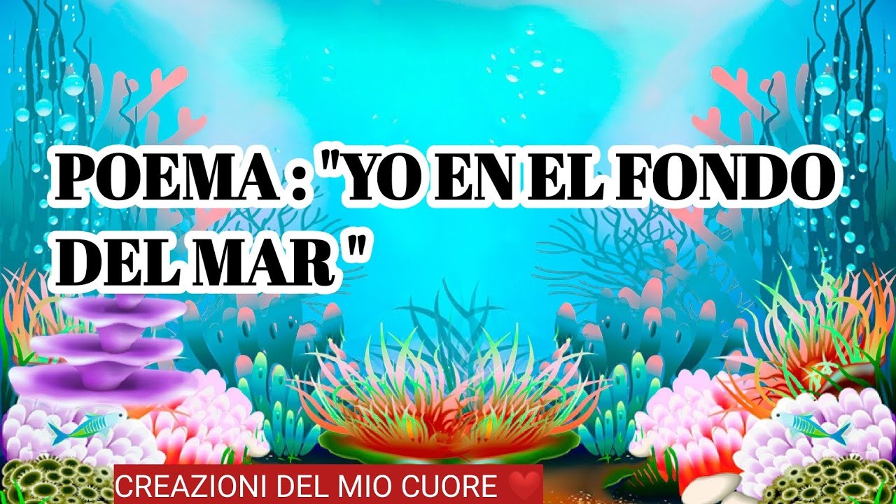 yo en el fondo del mar alfonsina storni