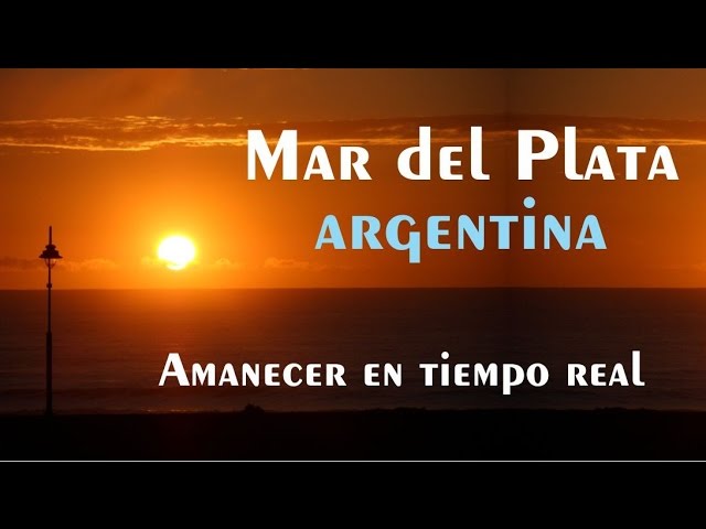 a que hora amanece en mar del plata