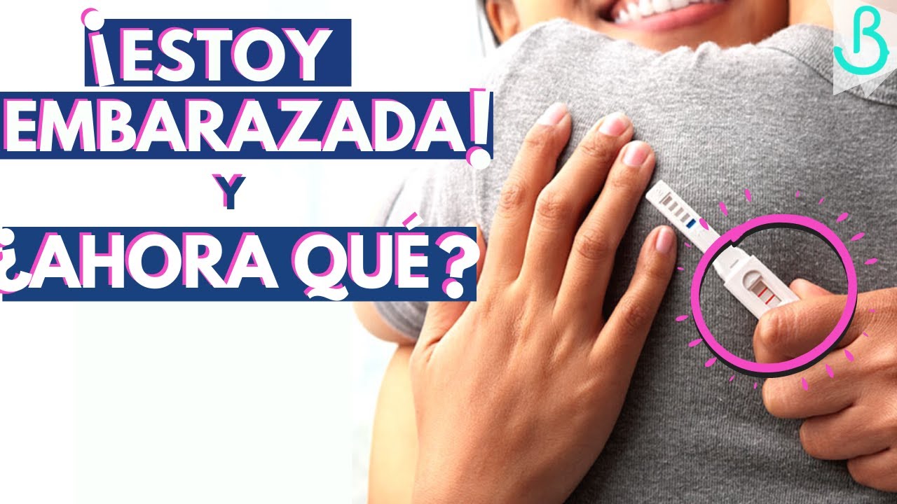 me acabo de enterar que estoy embarazada que hago