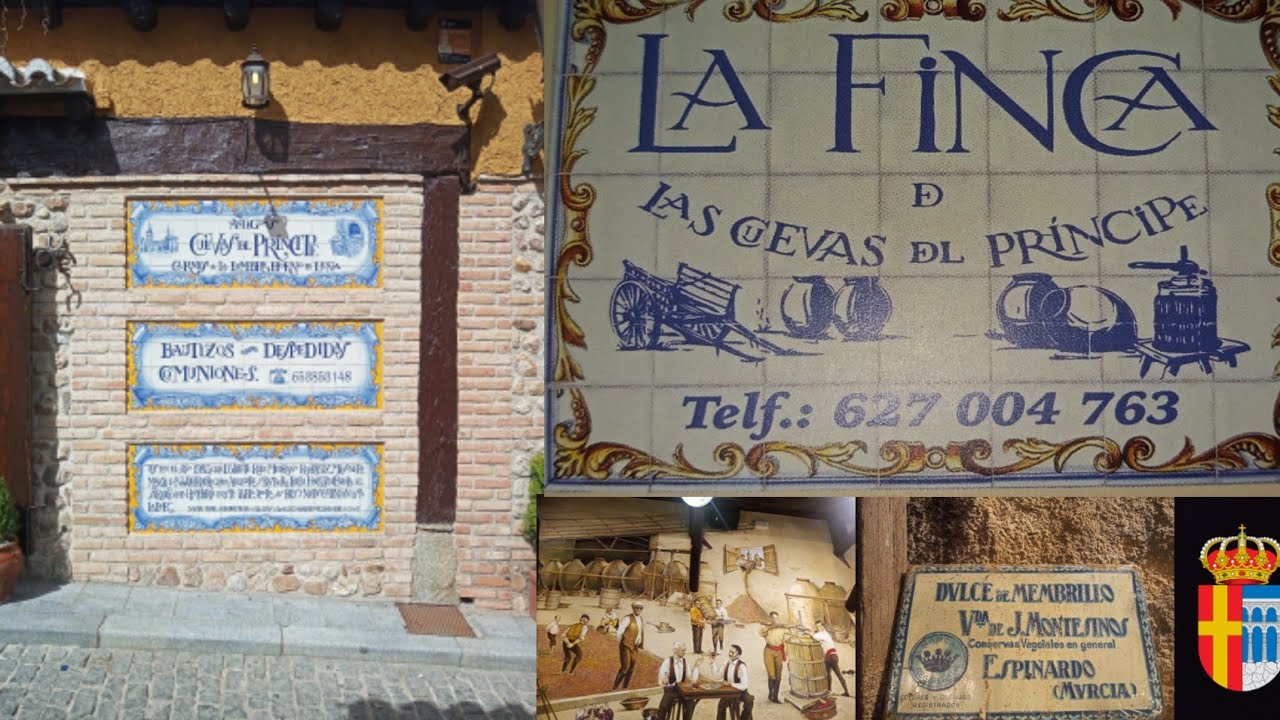 menú de restaurante las cuevas del principe