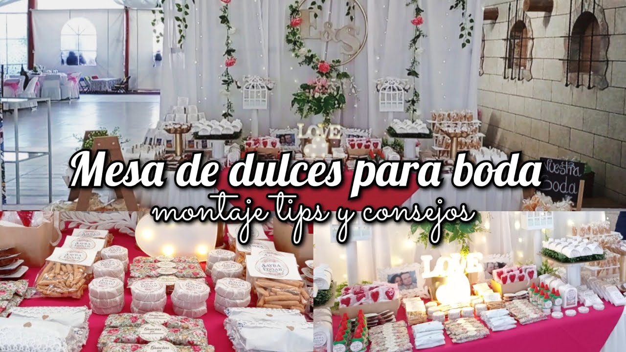 mesa de dulces para boda costo