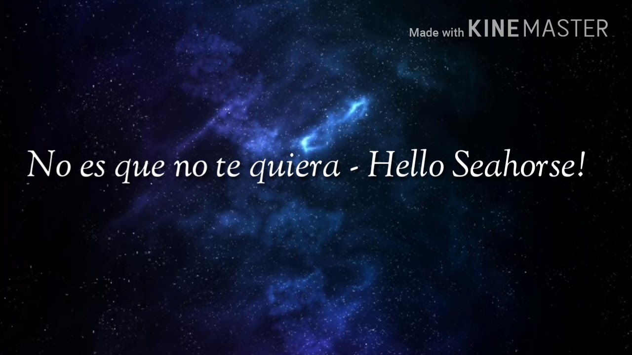 no es que no te quiera letra