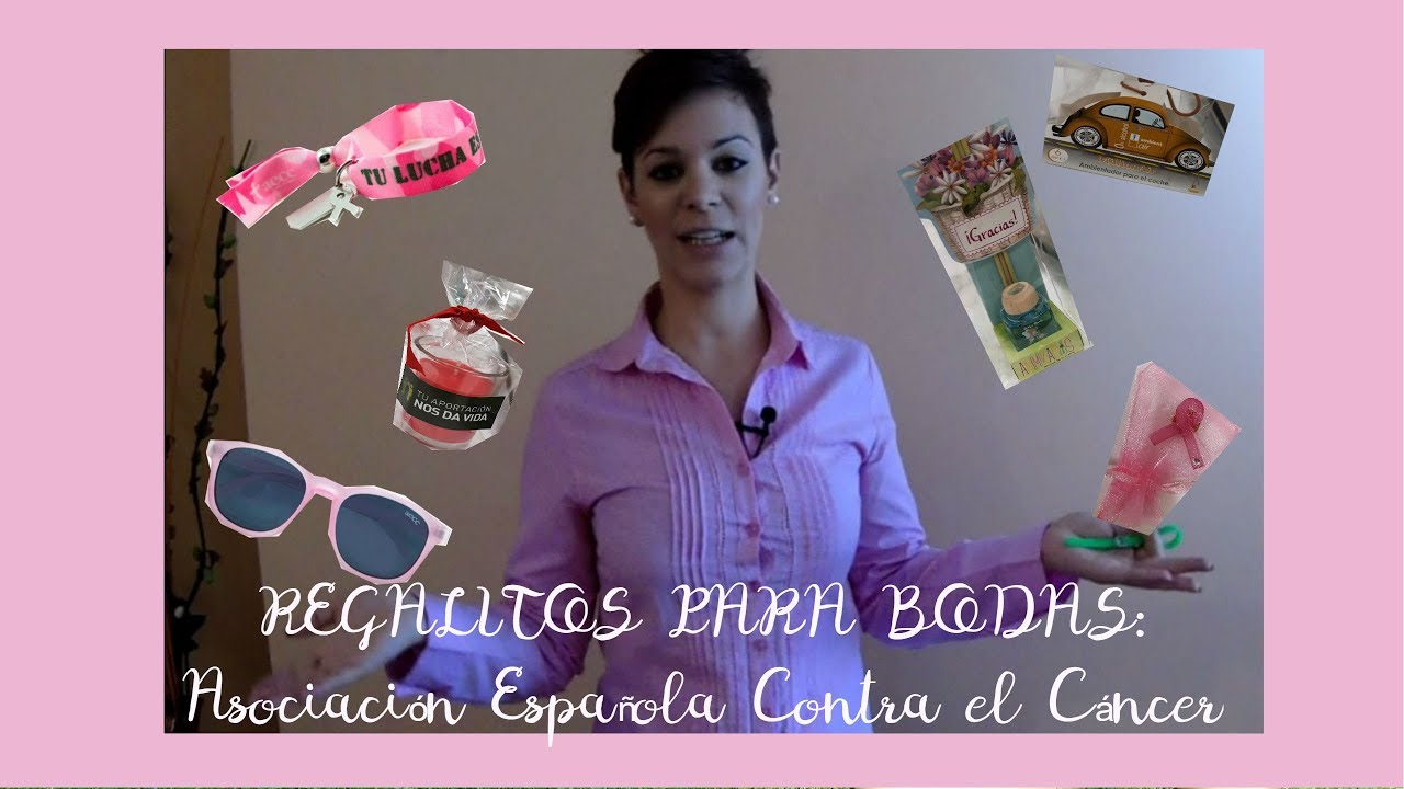 regalo boda asociacion contra el cancer