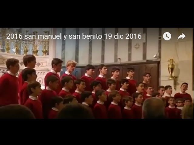 san manuel y san benito conciertos